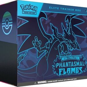 POKEMON TCG MEGA EVOLUTION PHANTASMAL FLAMES SEALED ELITE TRAINER BOX ETB